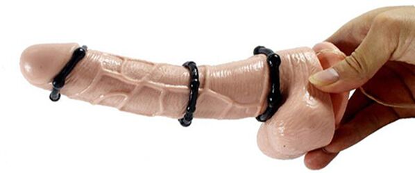 Penis rings will help you temporarily enlarge your penis