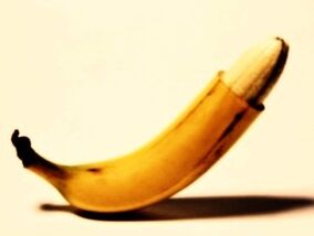 the banana symbolizes an enlarged penis