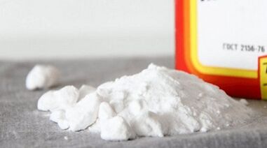 Use of baking soda for increasing a member